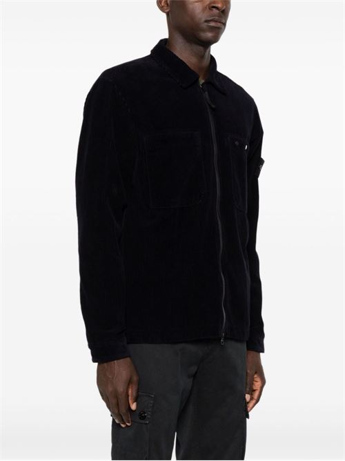 Ribbed shirt jacket STONE ISLAND | 811511604V0020